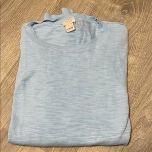 Jcrew blue crewneck sweater